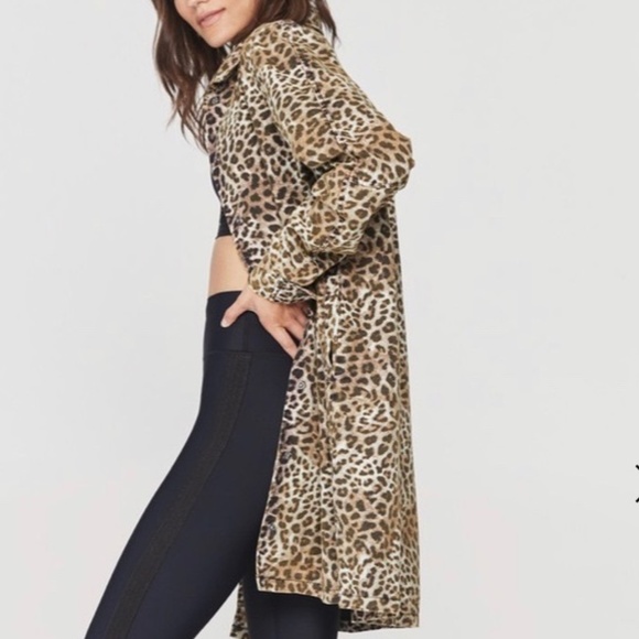 NWT Spiritual Gangster Lightweight Leopard Print Cheetah Dope Soul Coach Jacket - Picture 5 of 11